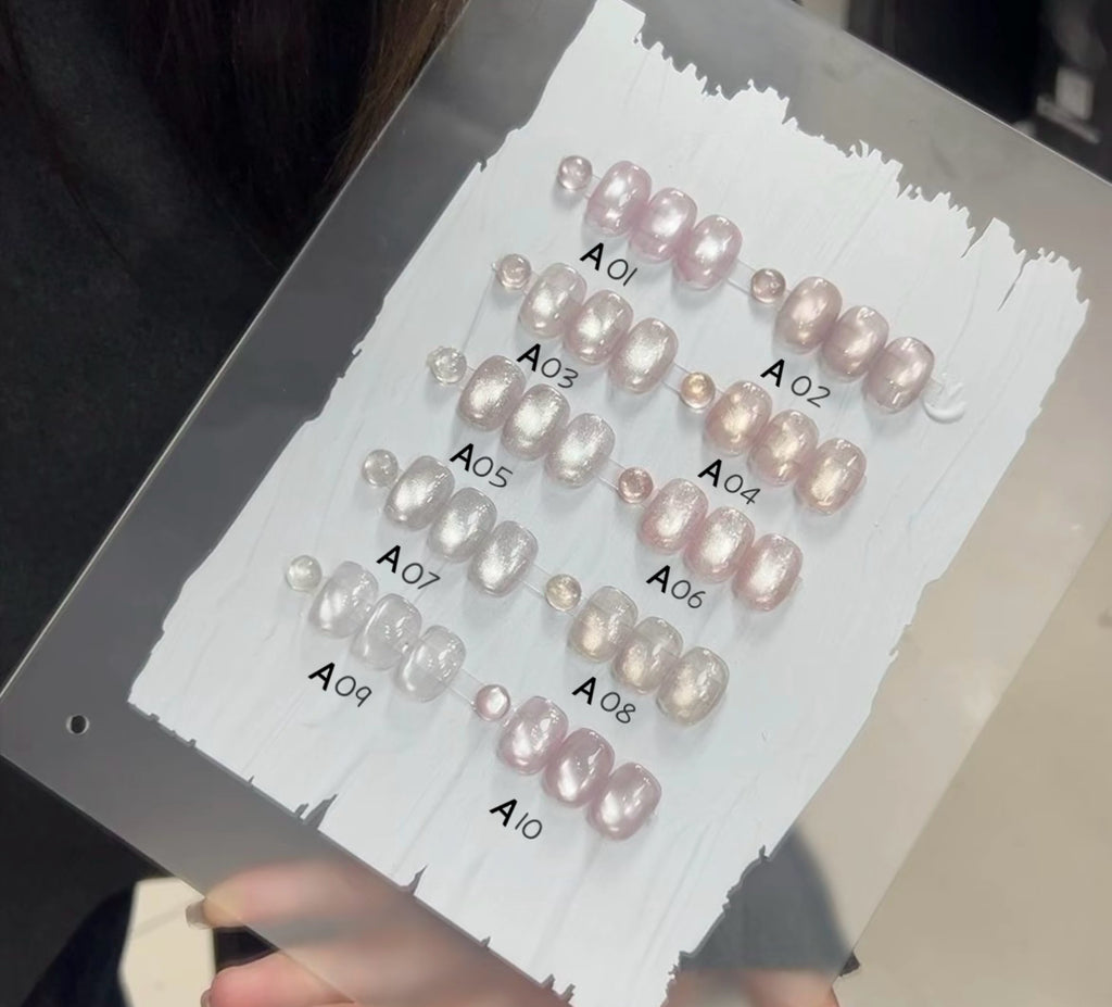 Clear with Glitter Style| Gel Nail  — Net weight 10g / Bottle | 16 Colors can choose